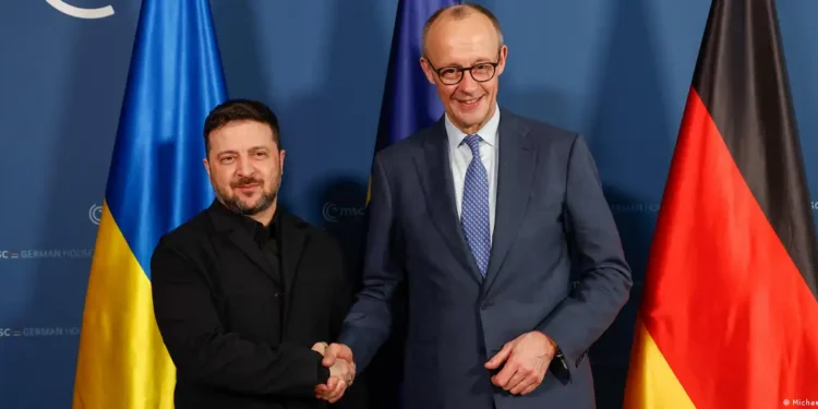 Мерц: Украины хувь заяа бол бидний хувь заяа